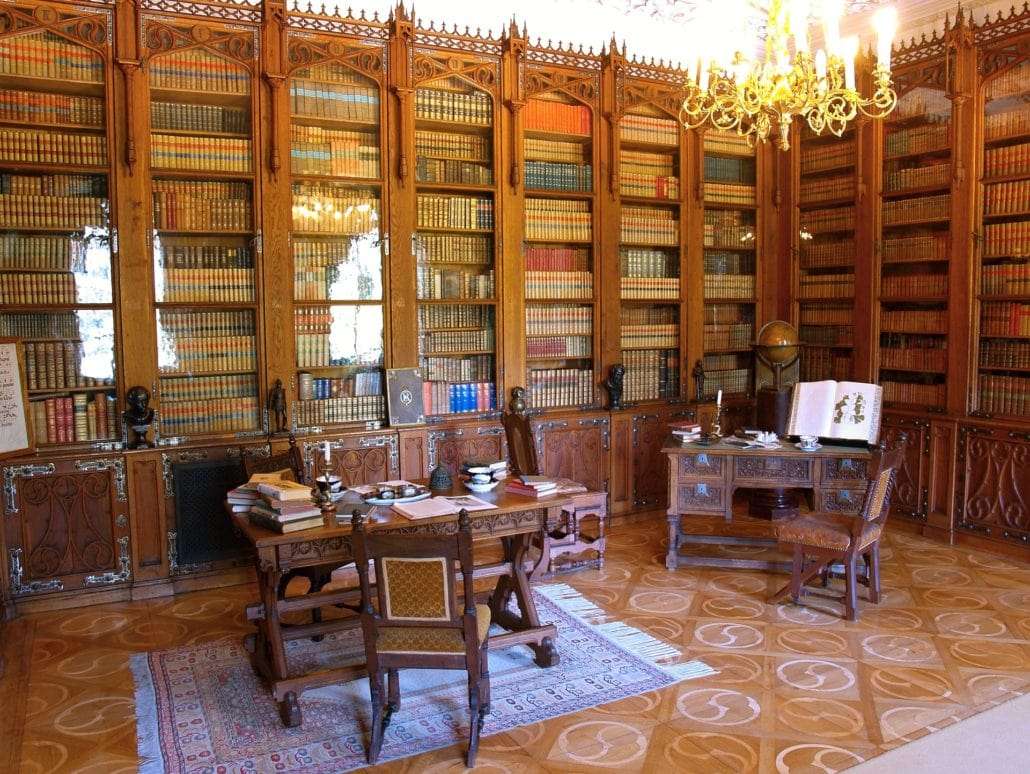 Biblioteca del Castillo Sychrov República Checa rompecabezas en línea