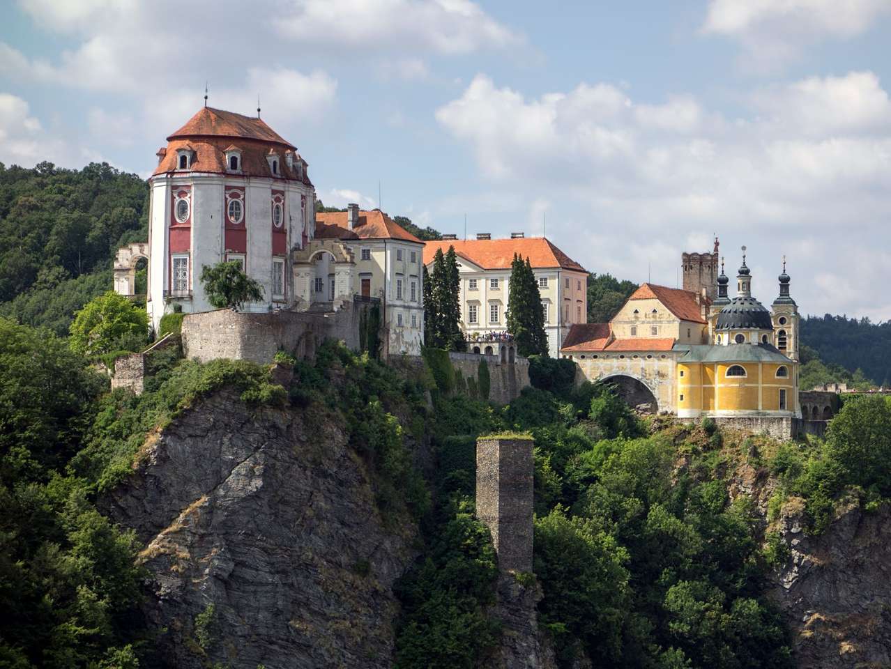 Замок Вранов-над-Дыжи Чехия онлайн-пазл