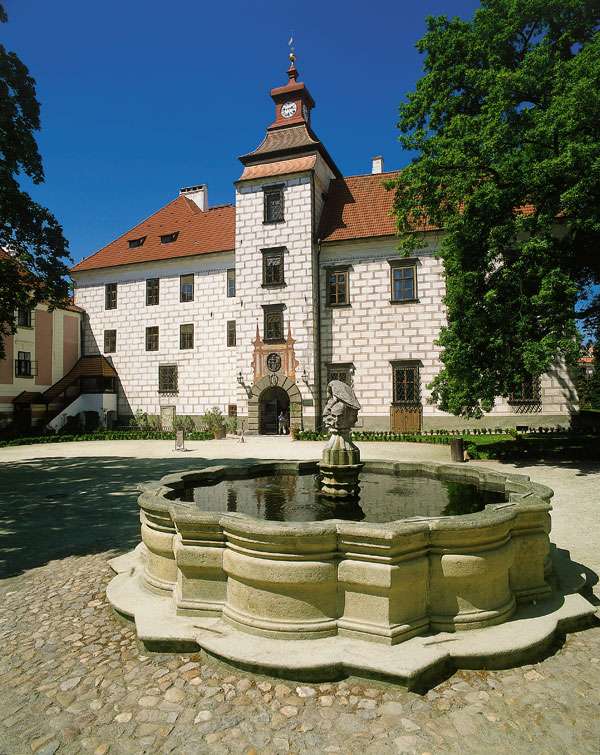 Trebon slott Tjeckien pussel på nätet