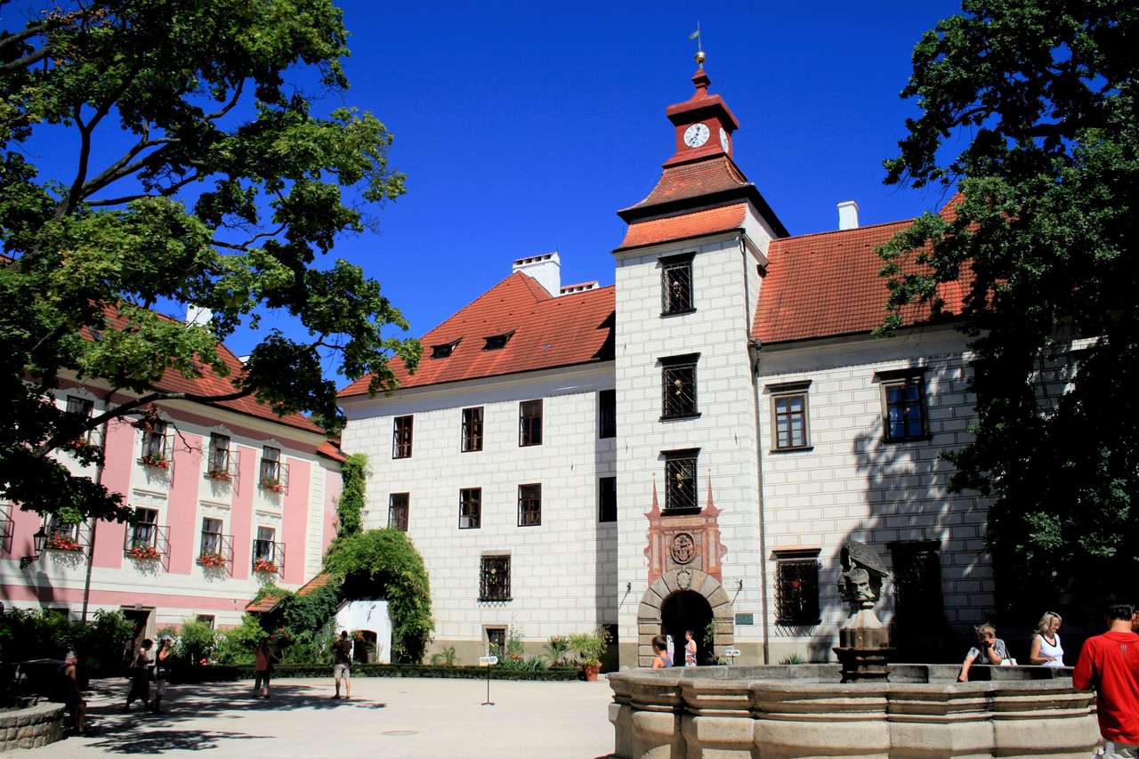 Замок Тршебонь Чехия онлайн-пазл