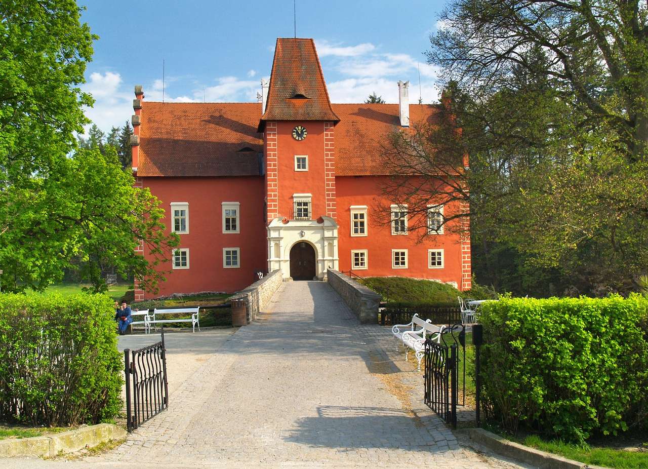 Slott i södra Böhmen Tjeckien Pussel online