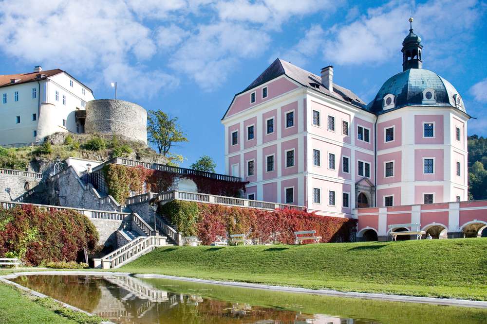 Becov Castle Tsjechië online puzzel