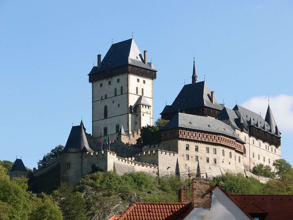 Karlstejn Castle Tsjechië online puzzel