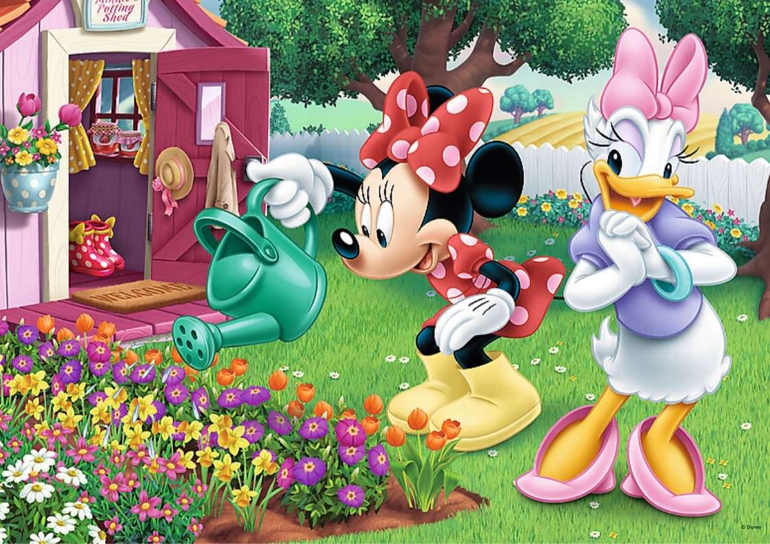 Mickey Mouse-tuin legpuzzel online