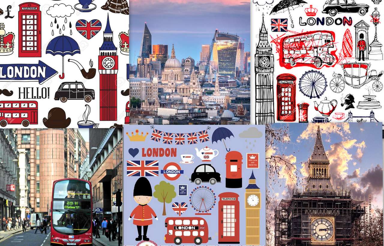 LONDRA-COLLAGE puzzle online