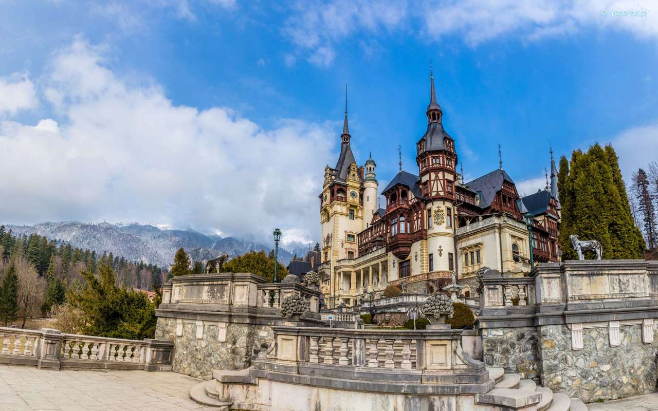 palats i Rumänien pussel på nätet