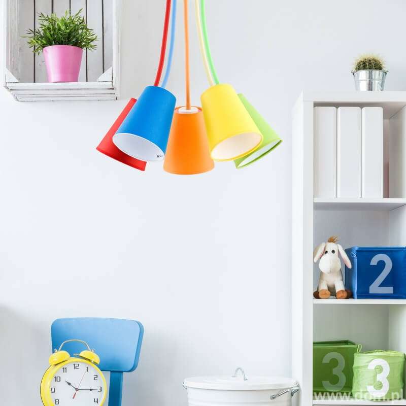 barevné závěsné lampy online puzzle