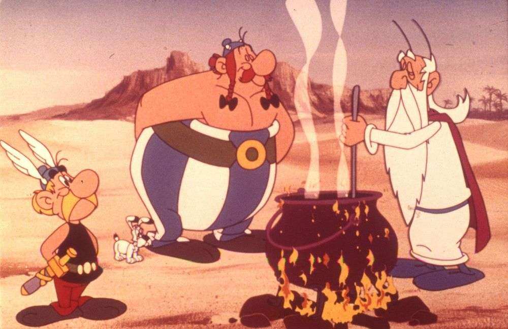 Asterix e Cleopatra puzzle online