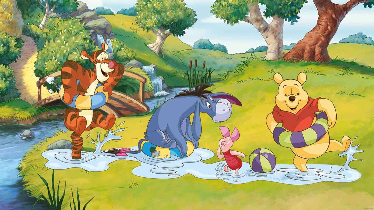 Winnie the Pooh și arborele de miere puzzle online