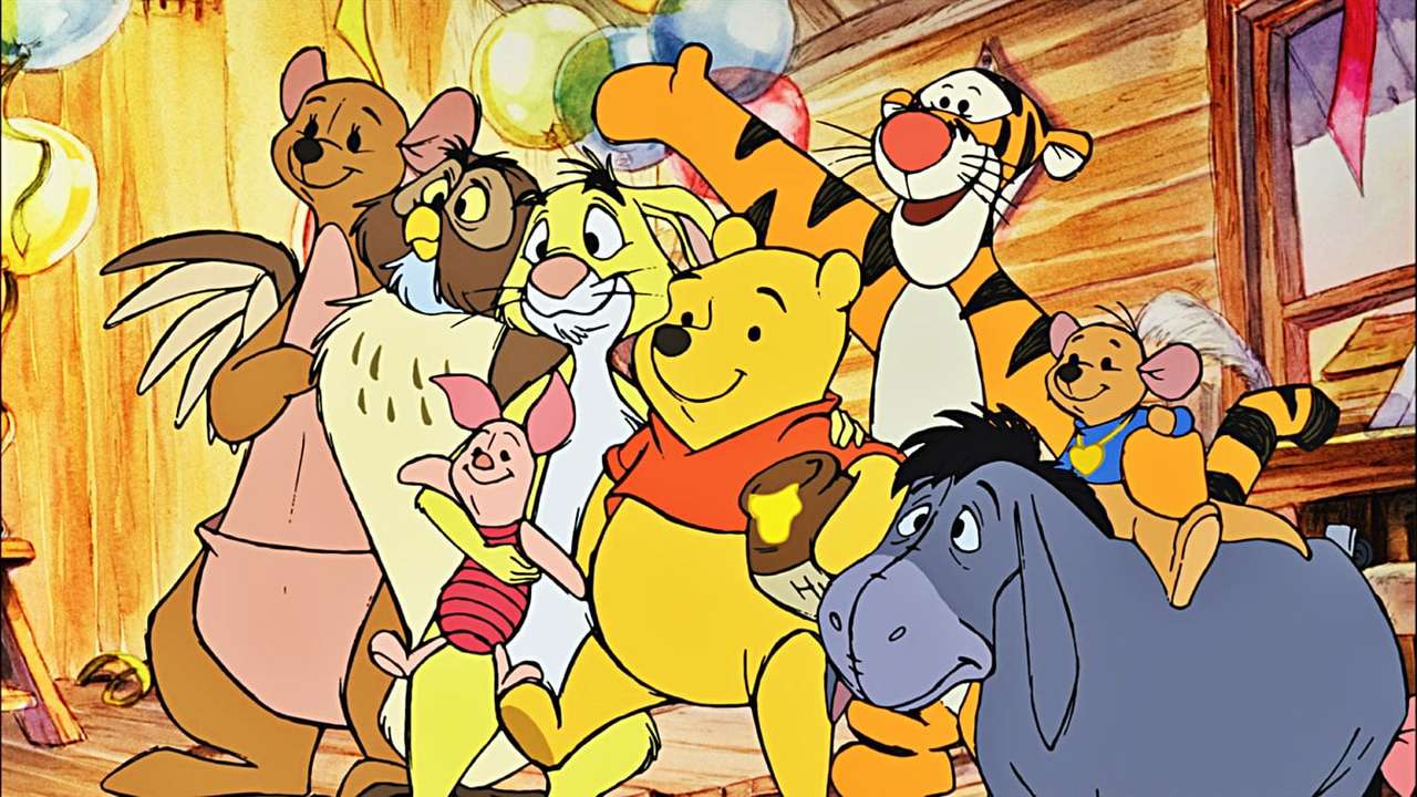 Winnie the Pooh e l'albero del miele puzzle online