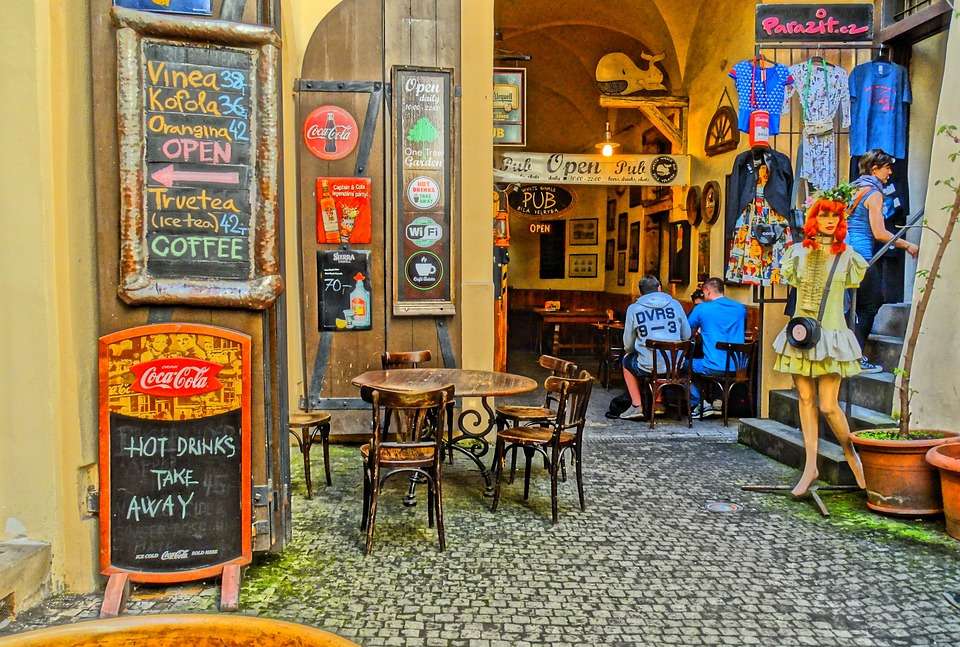 Restaurante de Praga na República Tcheca puzzle online