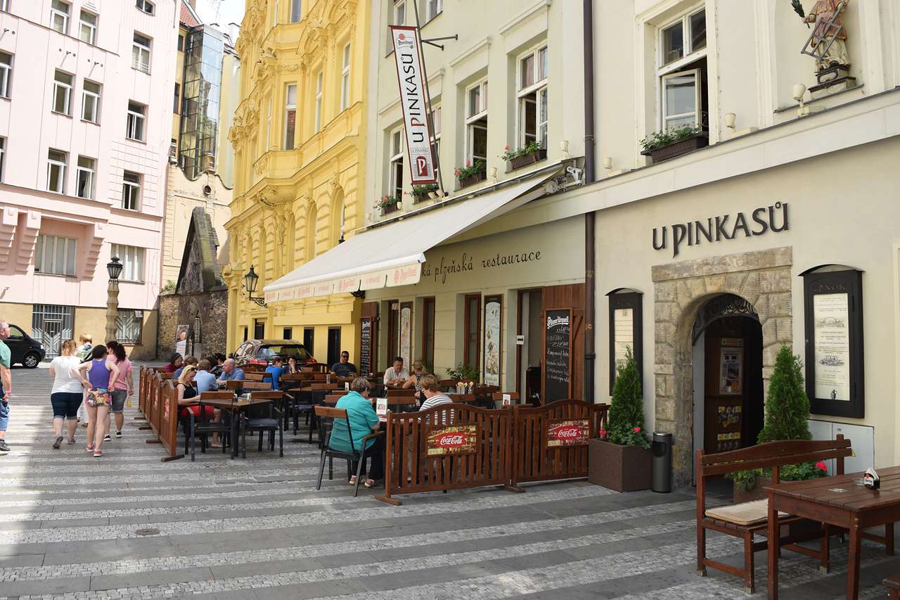 Prágai étterem Csehország online puzzle