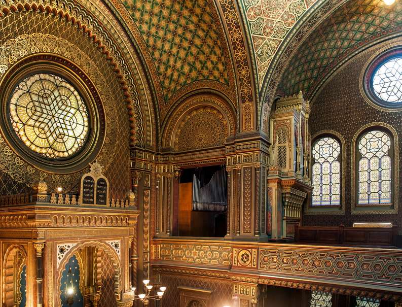 Synagoge van Praag, Tsjechië online puzzel