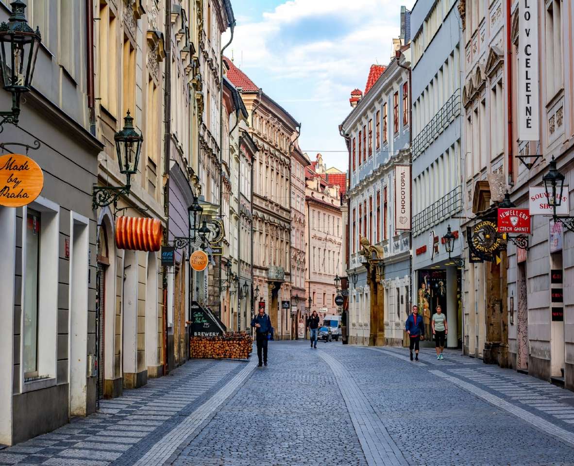 Πράγα στο κέντρο της Τσεχίας online παζλ