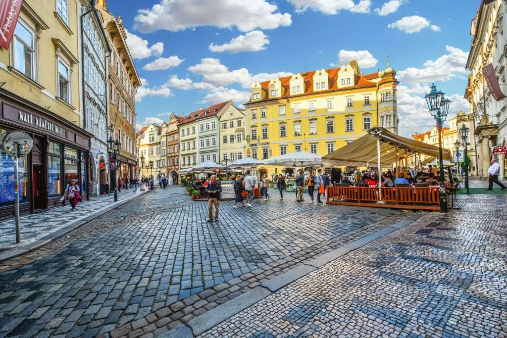 チェコ共和国プラハのダウンタウン ジグソーパズルオンライン