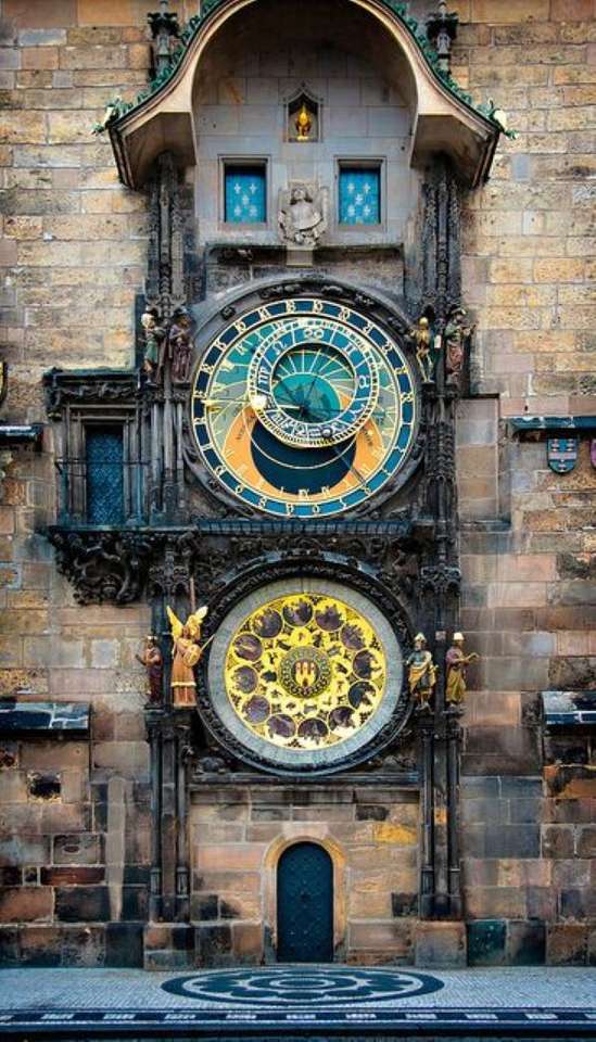 Prag Uhren am Alten Rathaus Online-Puzzle