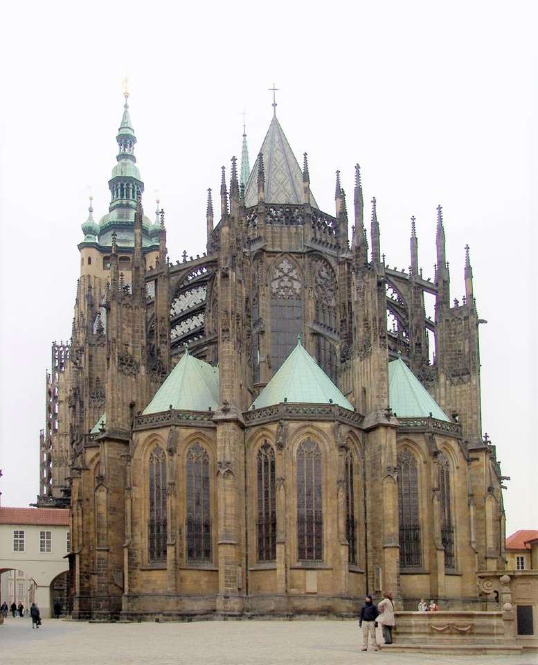 Prag St. Vitus domkyrka Tjeckien pussel på nätet