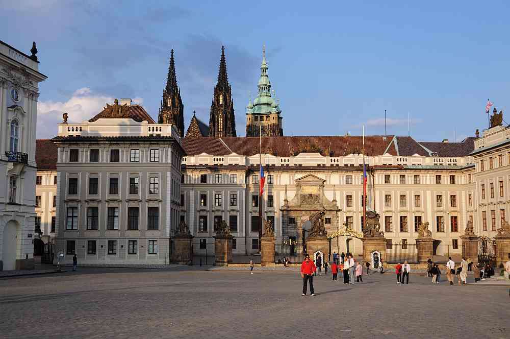 Prags slott Tjeckien pussel på nätet