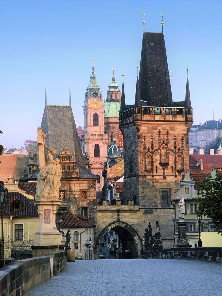 Prager Karlsbrücke Tschechei Puzzlespiel online