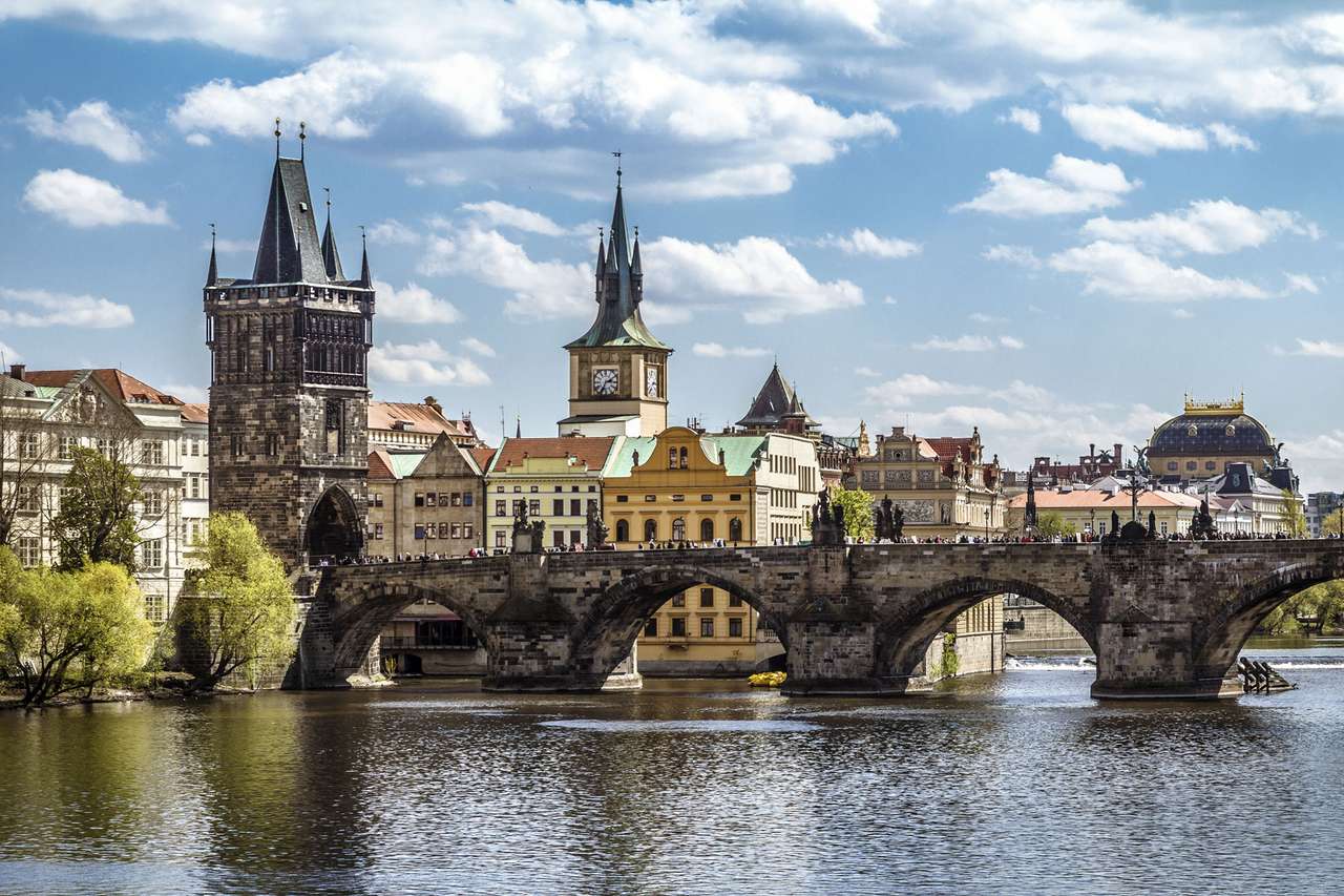 Karelsbrug Praag Tsjechië online puzzel