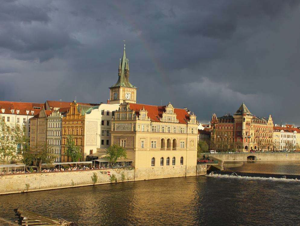 Paesaggio urbano di Praga Repubblica Ceca puzzle online