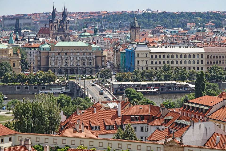Praga peisaj urban Republica Cehă puzzle online