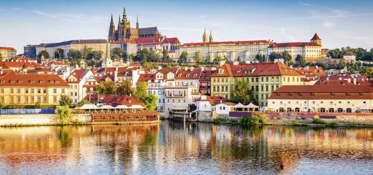 Празький міський пейзаж Чехія пазл онлайн