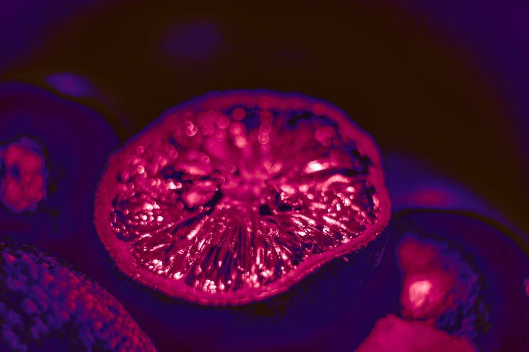 fruta vermelha com gotas de água puzzle online