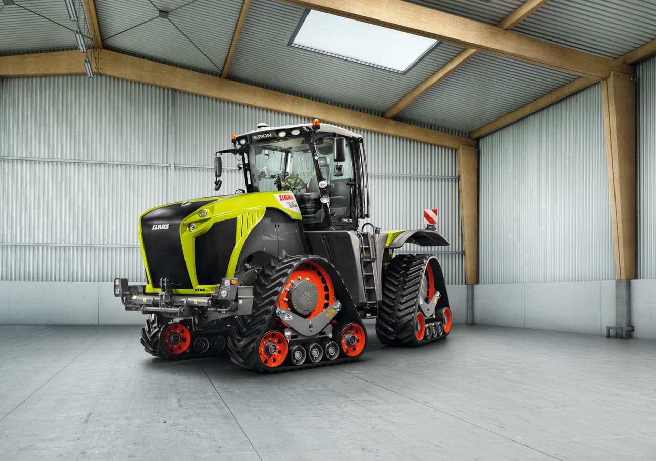 claas xerion on caterpillars jigsaw puzzle online