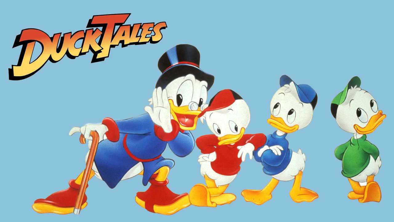 De Dagobert Duck-serie "Ducktales. Raiders van de verloren lamp online puzzel