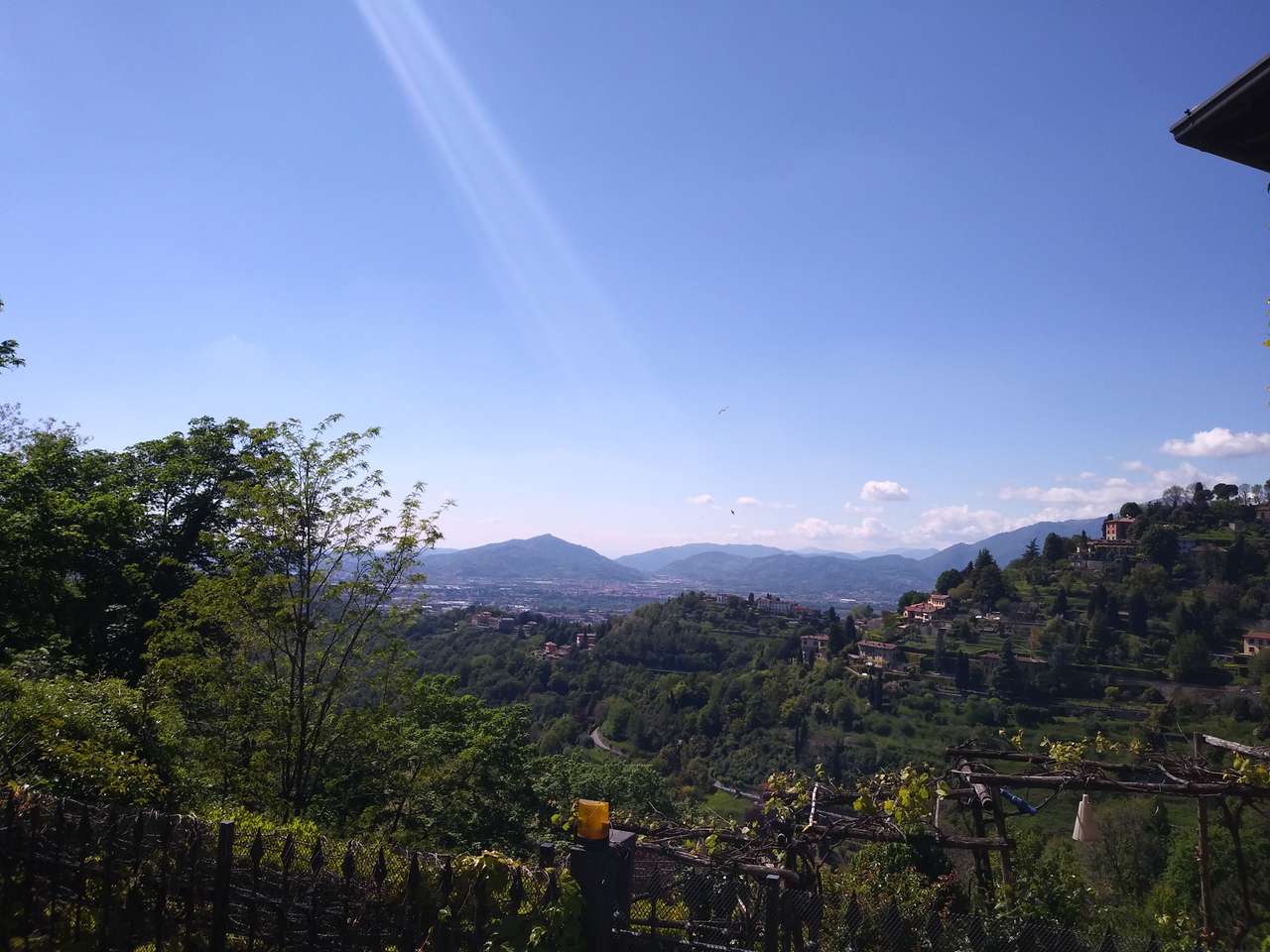 Панорама місцевості навколо Бергамо пазл онлайн