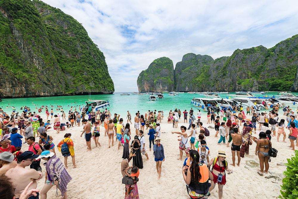 strand i Thailand pussel på nätet