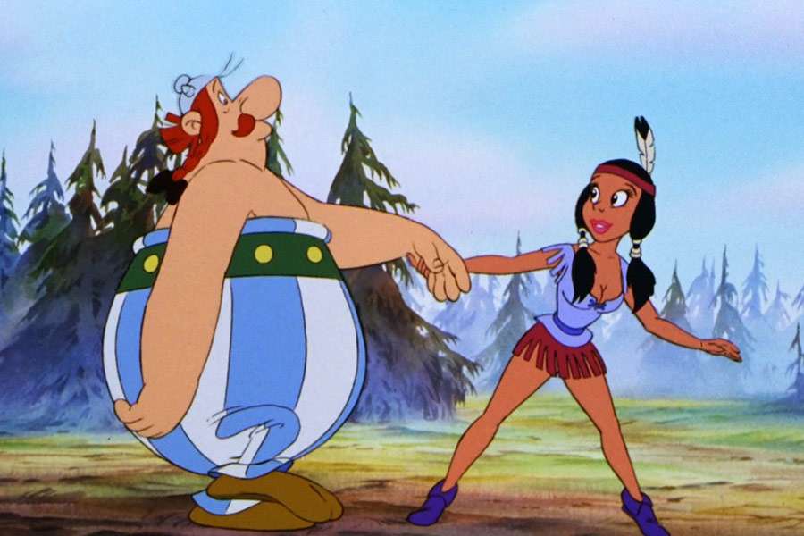 Asterix está conquistando América rompecabezas en línea
