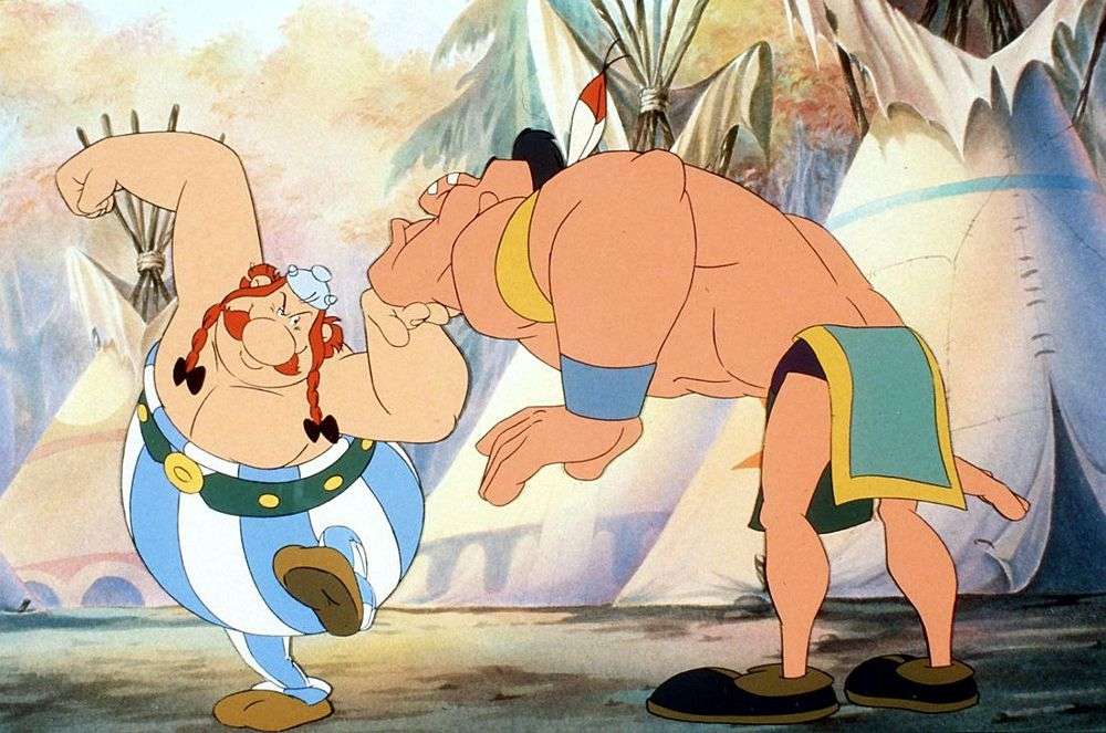 Asterix erövrar Amerika pussel på nätet