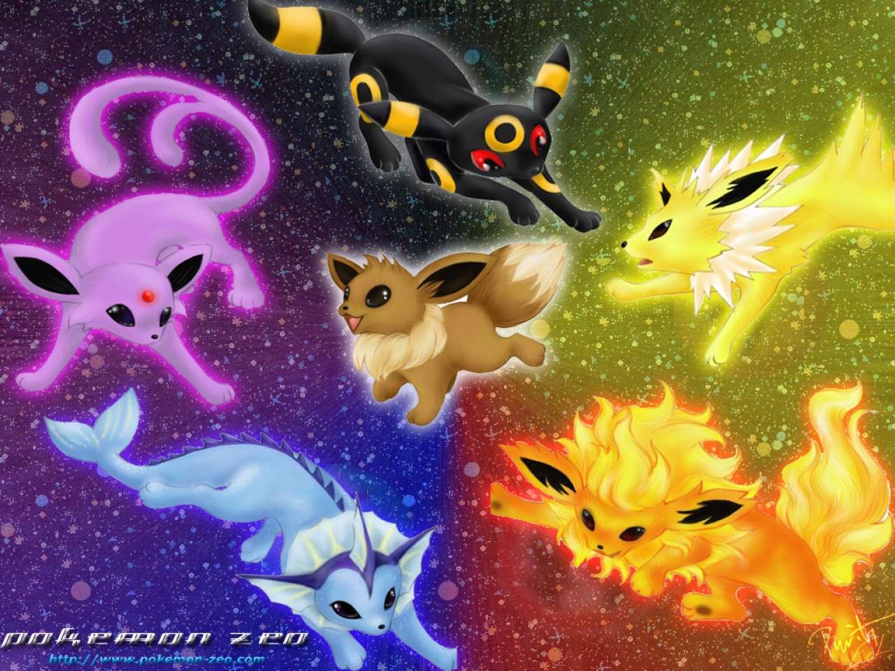Vários Pokémon puzzle online