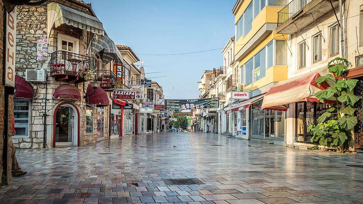 Охридска чаршия онлайн пъзел