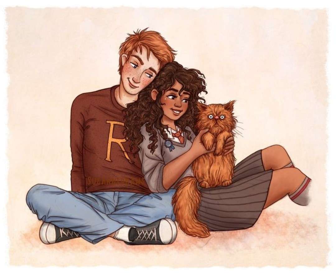 Ron e Hermione puzzle online