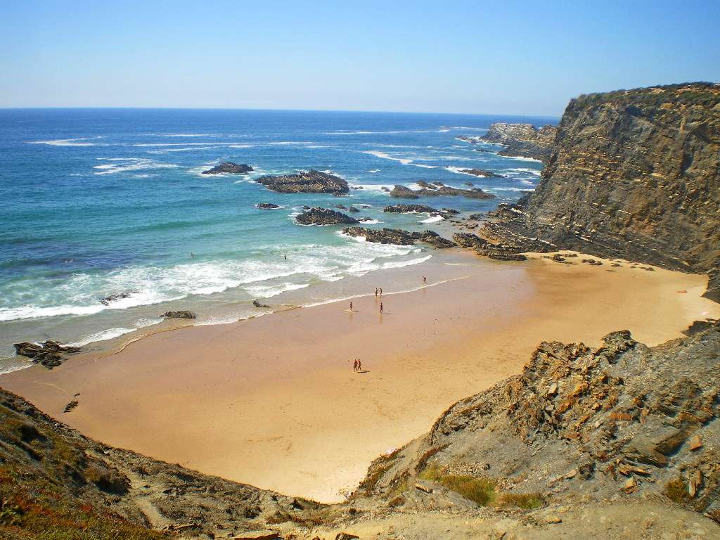 Плаж Zambujeira do Mar онлайн пъзел