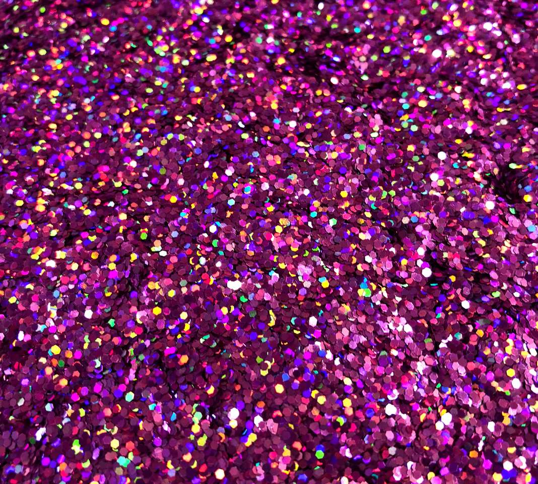 Roze glitter online puzzel
