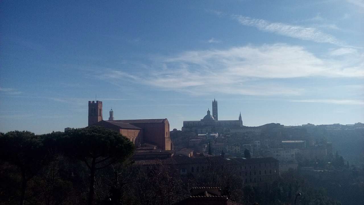 Panorama över Siena Pussel online
