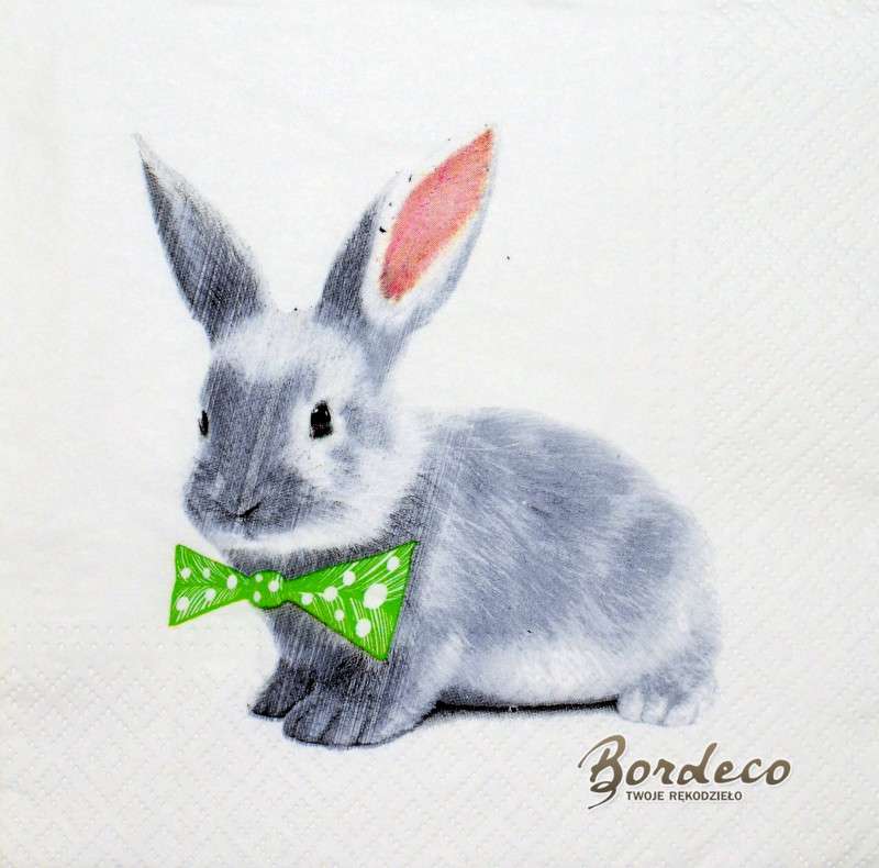 Великденско зайче с козунак. онлайн пъзел