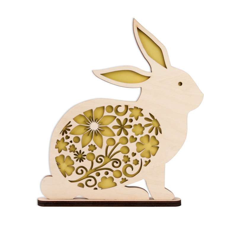 Easter bunny made of wood jigsaw puzzle online