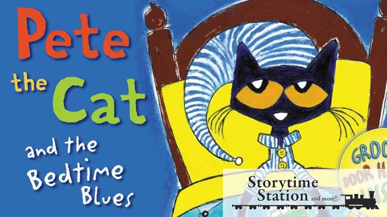 Pete the Cat and the Bedtime Blues онлайн пъзел