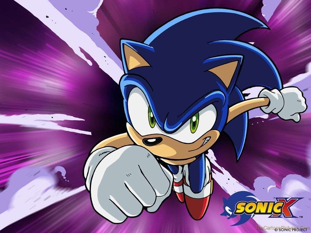 Sonic X viteza sunetului jigsaw puzzle online