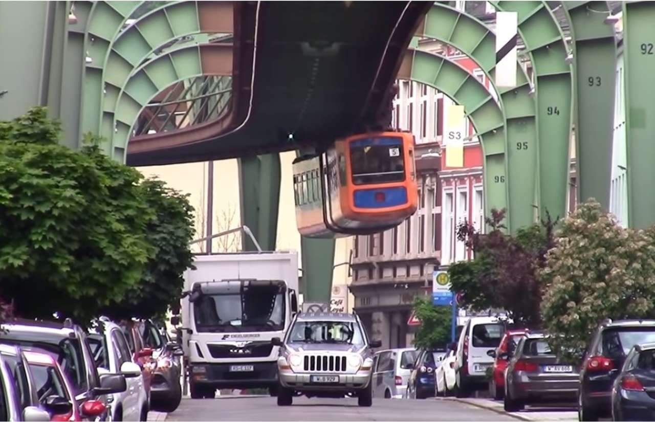 Wuppertal окачване железопътна онлайн пъзел