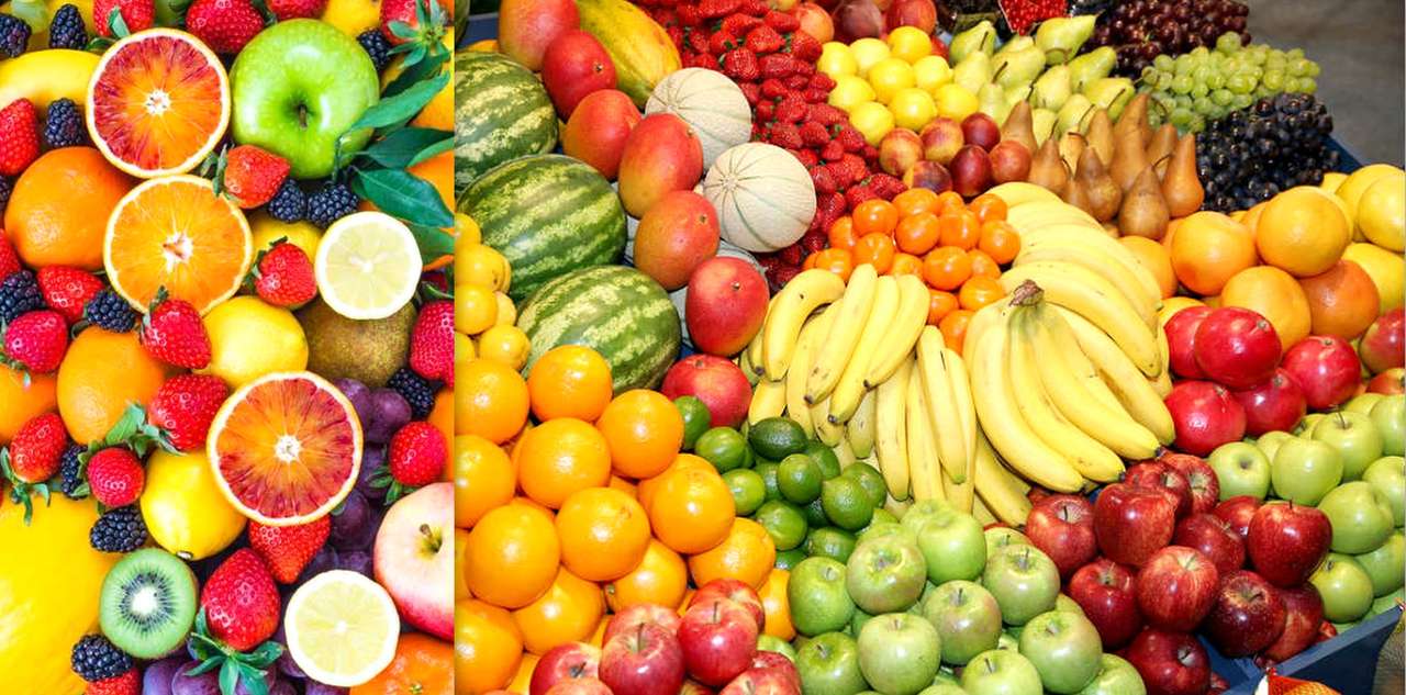 Hälsosam frukt Pussel online