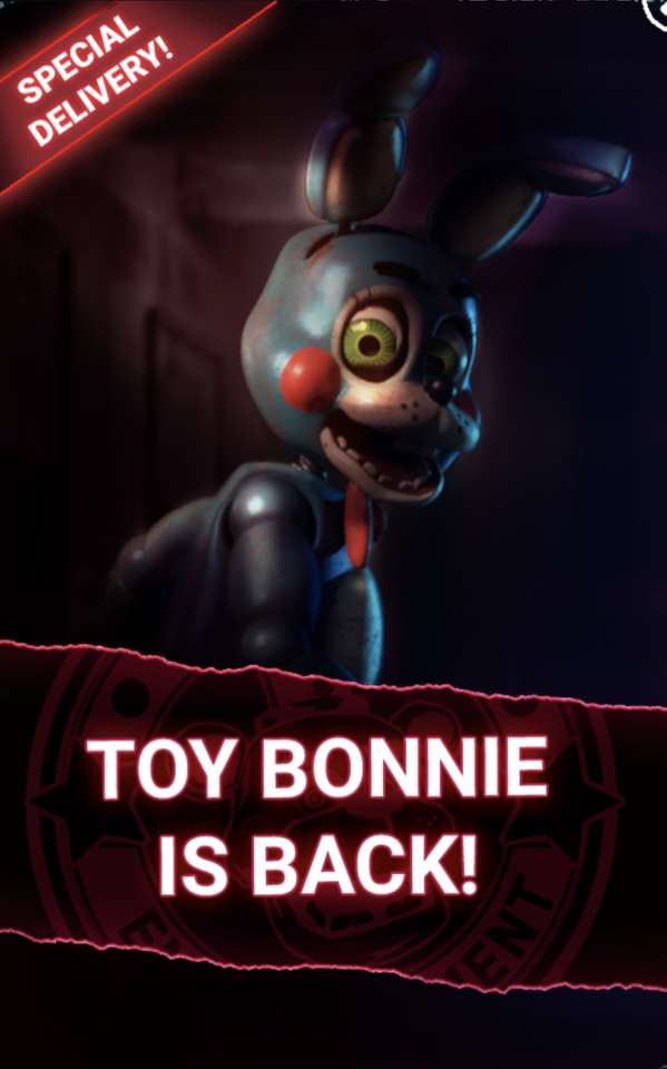 toy Bonnie está de volta em Fnaf ar quebra-cabeças online