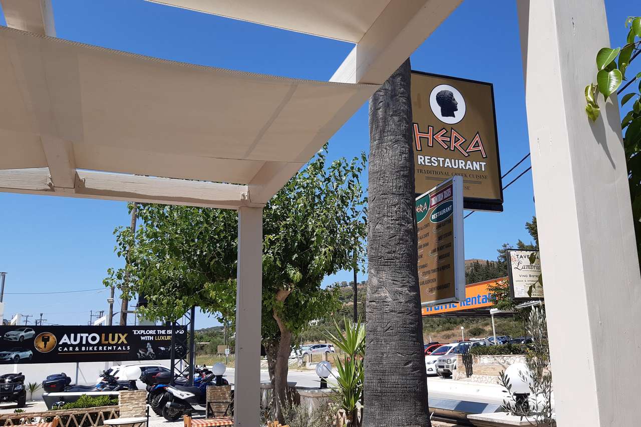 Hera Restaurant in Zakynthos Puzzlespiel online