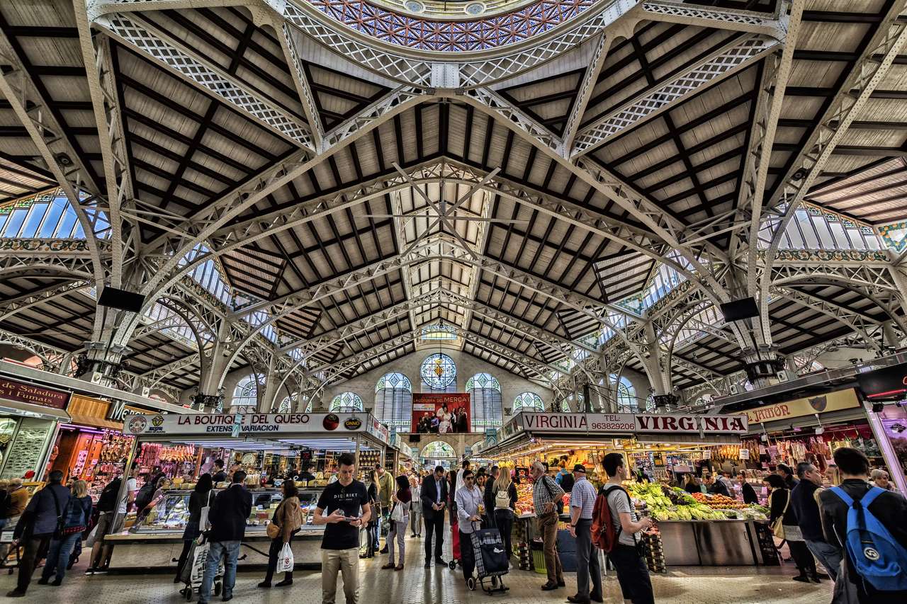 Centrale markt van Valencia legpuzzel online