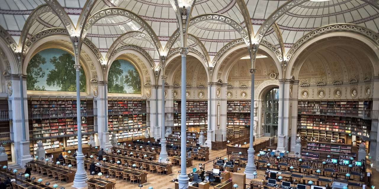 Nationale bibliotheek van Frankrijk online puzzel